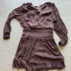 Nine West Mauve Long Sleeve Dress